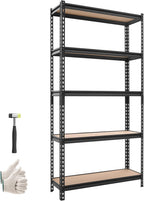 vevor storage shelves, 5-tier adjustable, 3000 lbs capacity, main product view