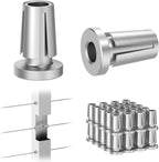 BLIKA Upgraded 40 Pack Stainless Steel Protector Sleeves