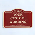Custom Decorative Outdoor Metal Sign by SpeedyOrders