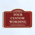 Personalized Custom Decorative Outdoor Metal Sign by SpeedyOrders