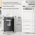 bonsaii 18 Sheet Heavy Duty Cross-Cut Paper and Credit Card Shredder, 6 Gallon - Image 6