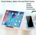 JUSDIQIR Cell Phone Stand for Desk Foldable Cell Phone Holder Desk Tablet - Image 6