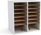 Safco Wooden Paper and Mail Organizer