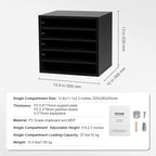 VEVOR Literature Organizers, 5 Compartments Office Mailbox - Image 7