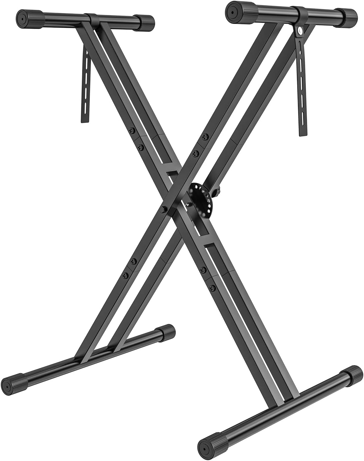 GLEAM Keyboard Stand, Iron Digital Piano Stand with Locking Straps - Heavy Du...