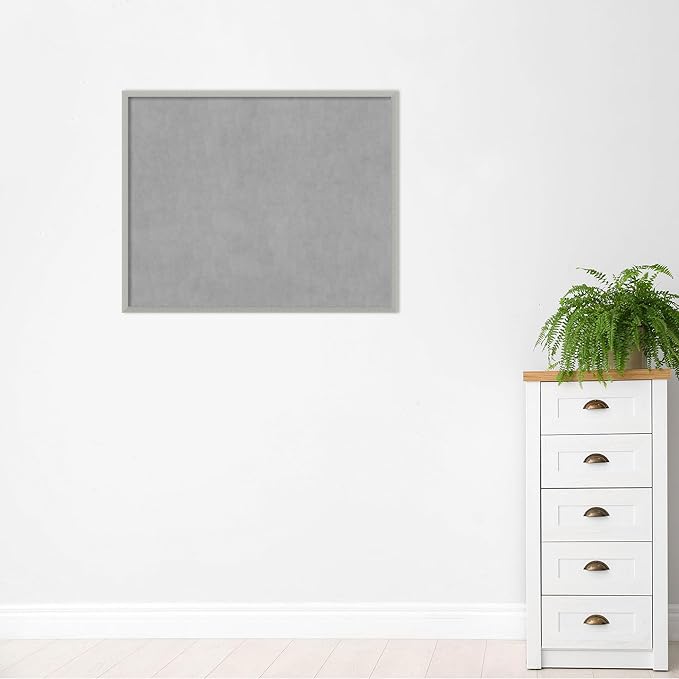 Amanti Art Silver Framed Magnetic Board 34x42 X-Large Vision Board - Image 5