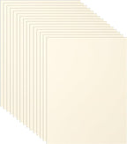 Guakicae 40 Sheets Cream Cardstock 8.5 x 11 Off White Paper, 75lb Premium Ivory by Guakicae