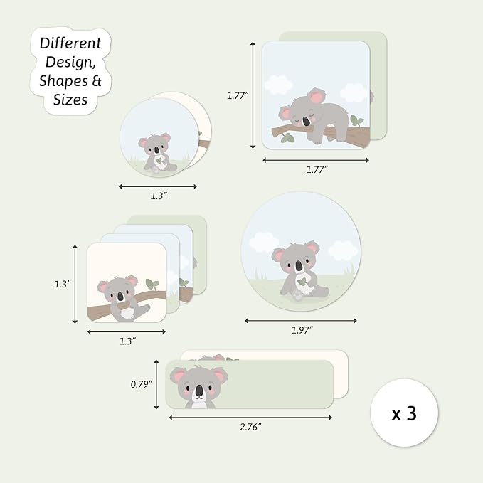 Large Name Labels for Kids - Image 3