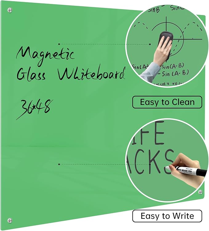 Magnetic Glass Dry Erase Board - Image 4