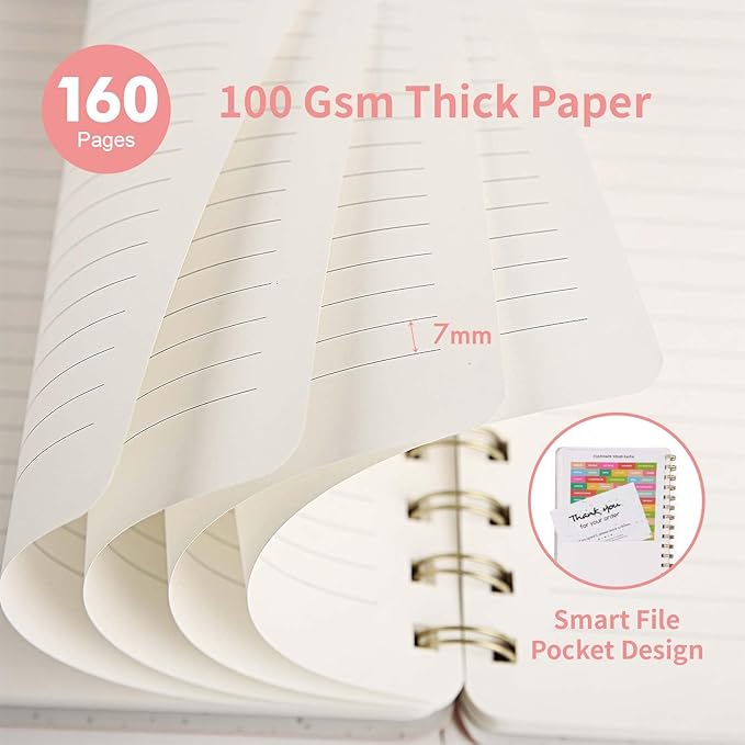 Spiral Notebook-5.75" x 8.125" College Ruled Journal - Image 3