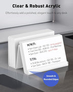 Uniclife 2 Pack 3x5 Index Card Holder, Index Card Organizer, Postcard Holder - Image 3