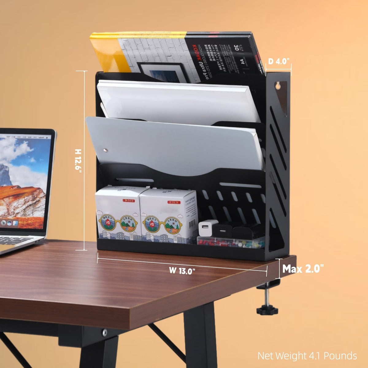 CanKing Metal File Organizer 4-Tier