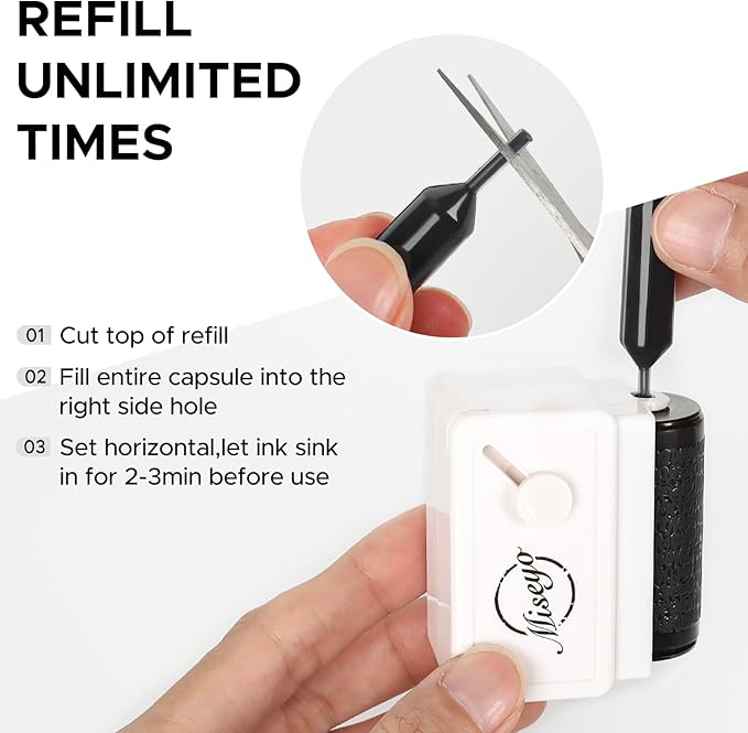 Miseyo Identity Theft Protection Roller Stamp Guard Your ID - Image 5