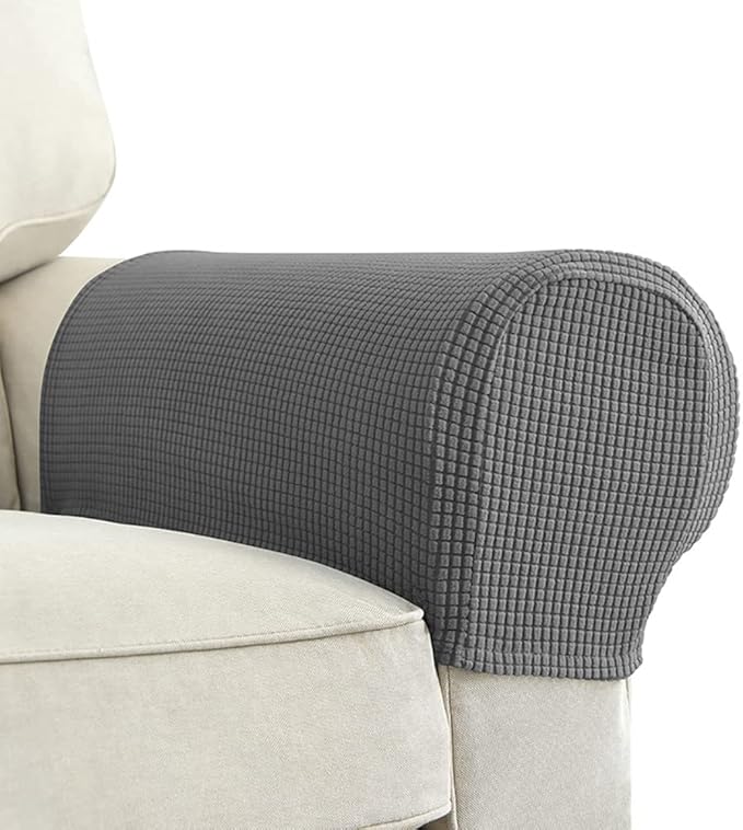 Chaexii Premium Polyester Sofa Arm Cover, Scratch Resistant Protector Covers by Chaexii