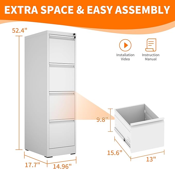 OPTYMIRA Metal File Cabinet - Image 3