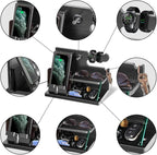 Gifts for Men Bedside Organiser Wood Phone Docking Station Dad Birthday Gifts - Image 2