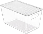 Vtopmart 1 Pack Clear Stackable Storage Bins by Vtopmart