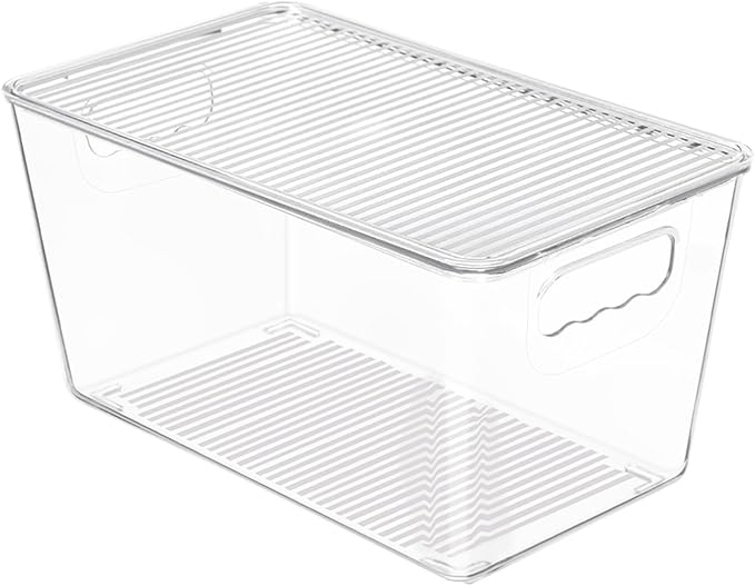 Vtopmart 1 Pack Clear Stackable Storage Bins by Vtopmart