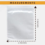 100 Pack 6"x9" Shipping Label Sleeves – Clear Self-Adhesive Packing Slip Pouches - Image 4