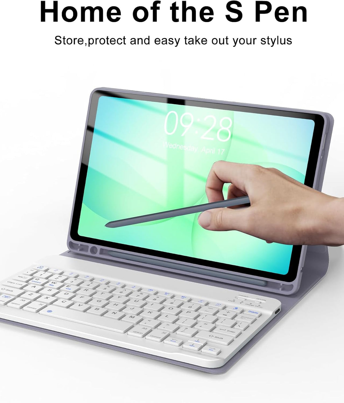 Keyboard Case for Samsung Galaxy Tab A11+ Plus/A9+ Plus 11 inch, Magnetic Det...