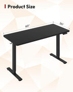 SANODESK Electric Standing Desk 60 x 24 Inches Whole-Piece Desktop Height - Image 2