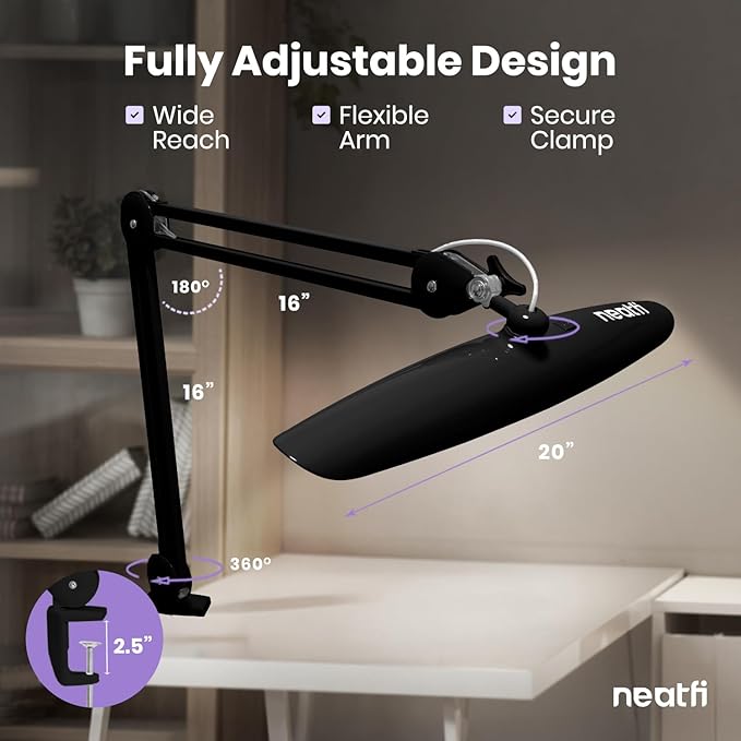 Neatfi XL 2, 200 Lumens LED Desk Lamp - Image 7