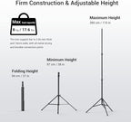 SMALLRIG Photography Light Stand 110"/9.2ft/280cm, Air-Cushioned Aluminum Photo - Image 2