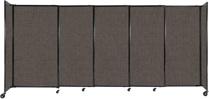 Versare Straightwall Sliding Portable Wall Partition | Freestanding Office by VERSARE