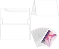 Blank White Cards and Envelopes by Goefun
