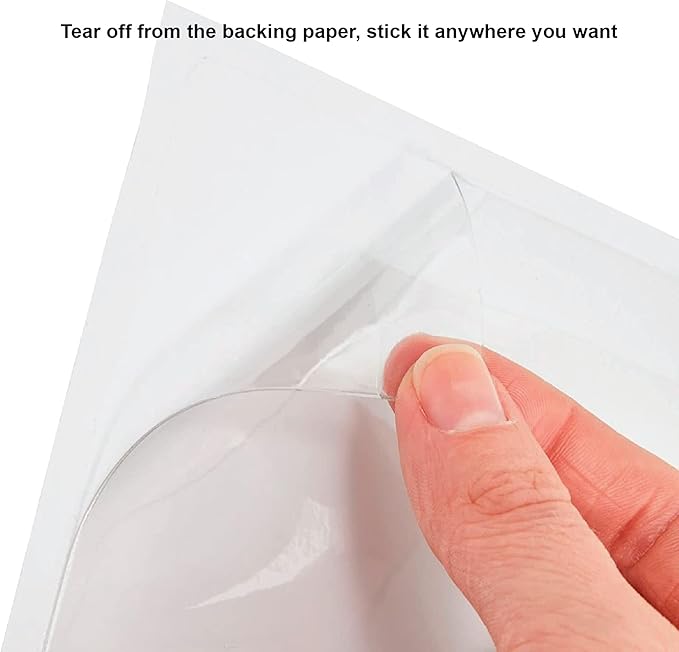 Clear Adhesive 4" x 6" Index Card Pockets - Image 6