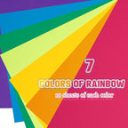 Colored Cardstock 8.5 in x 11 in, 56 Sheet Classic Rainbow Index Paper 300 - Image 3