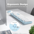 MOFII Wireless Keyboard and Mouse Combo, Computer Full Size 2.4G Plug and Play - Image 3