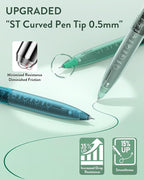 Four Candies 12Pack 0.5mm Quick Dry Retractable Gel Pen Set, Cute Transparent - Image 5