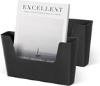 YOHOM No Drilling File Holder Wall Mails Magazines Organizer Adhesive Door Mount by Yohom