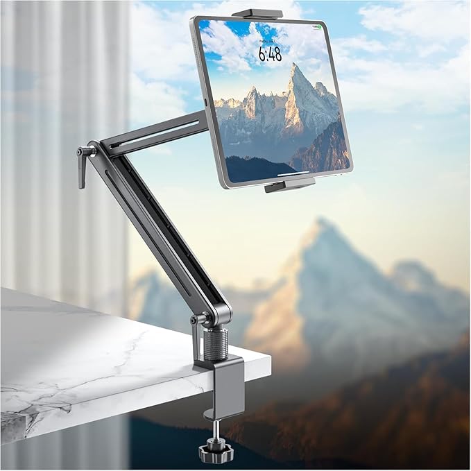 Jakeko Adjustable Tablet Mount for Desk - Image 8