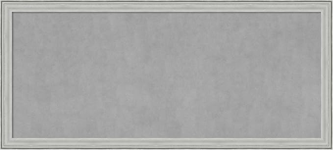 Amanti Art Silver Framed Magnetic Board 23x51 Oversize Vision Board by AmantiArt