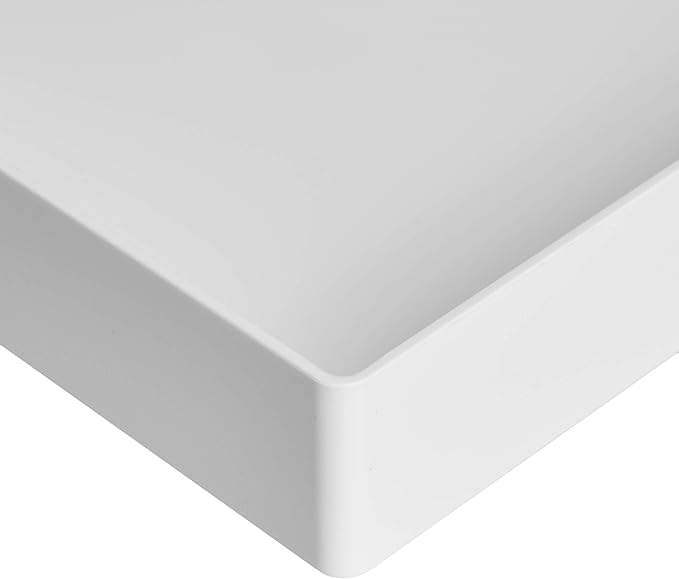 Amazon Basics Rectangular Plastic Desk Organizer, letter size Tray, 13 x 9.7 x - Image 3