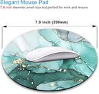 IMAYONDIA Teal Turquoise Mouse Pad Green, Luxury Small Luxury Womens Mouse Pads - Image 2