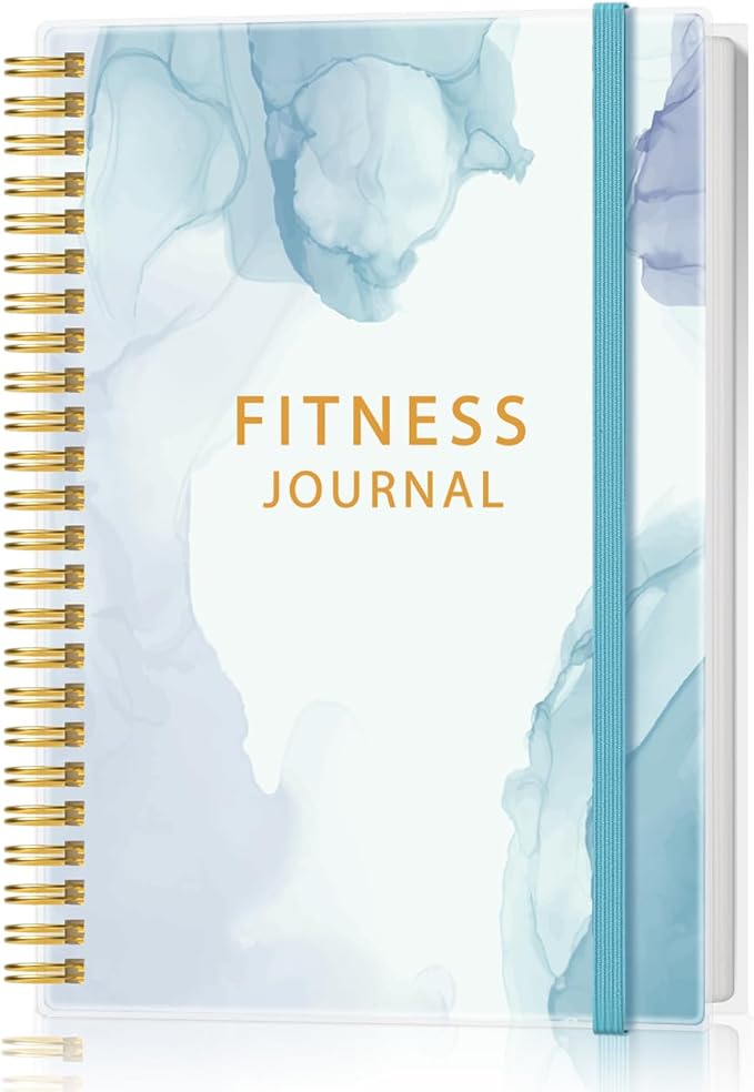 Simplified Fitness Journal for Women & Men, A5 Workout Journal/Planner Daily by Heveboik