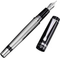 Webson Gill ‘The Raider’ Silver Luxury Executive Fountain Pen, Polished Lacquer by WebsonGill