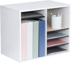 Safco Wooden Paper and Mail Organizer - Image 2