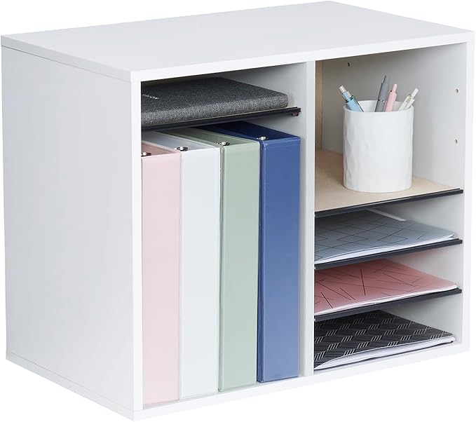 Safco Wooden Paper and Mail Organizer - Image 2