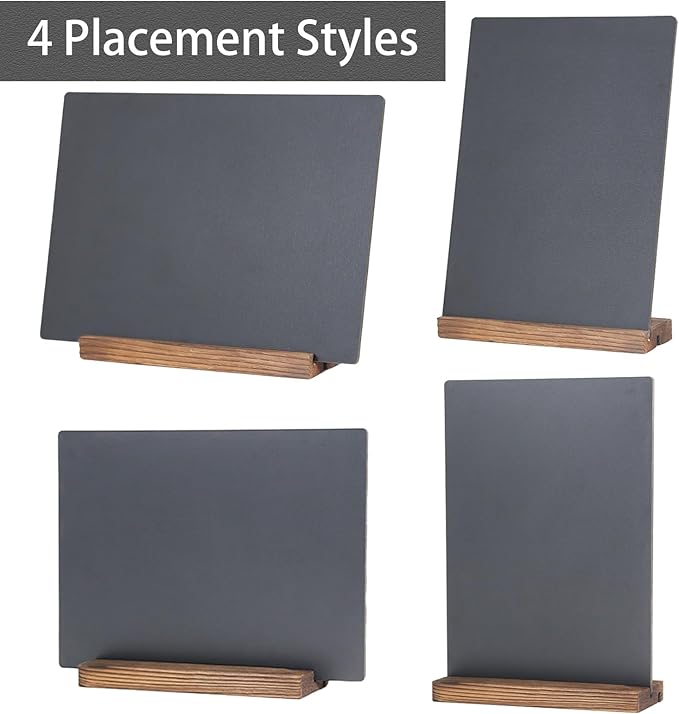 JDEA Wooden Double-Sided Chalkboard - Image 2
