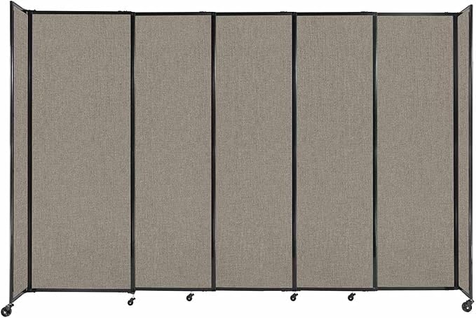 Versare Straightwall Sliding Portable Wall Partition | Freestanding Office by VERSARE
