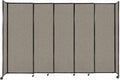 Versare Straightwall Sliding Portable Wall Partition | Freestanding Office by VERSARE