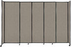 Versare Straightwall Sliding Portable Wall Partition | Freestanding Office by VERSARE