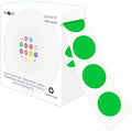 PARLAIM 3/4 Inch Roll Color Coding Labels, 1000 per Roll Round Permanent by PARLAIM