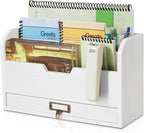 Flexzion 3 Tier Wooden Desk Organizer by Flexzion