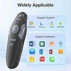 Presentation Clicker with 4 Cases: PowerPoint Wireless Presenter Remote USB - Image 6