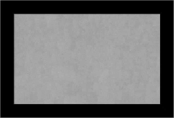 Amanti Art Black Framed Magnetic Board 25x37 Large Vision Board by AmantiArt
